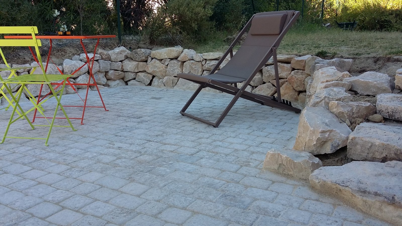 Terrasse chambre du Ventoux